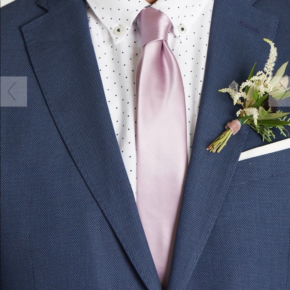 SIMON NECKTIE - DARK MAUVE SATEEN